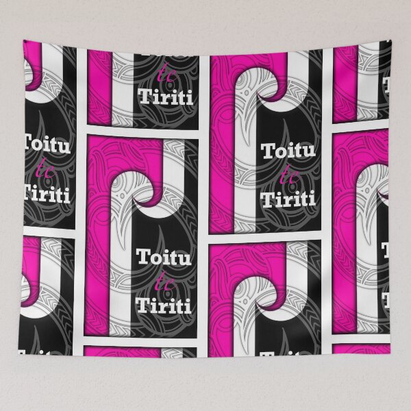 Item preview, Toitu te Tiriti pink designed and sold by TNT-STYLEZ.