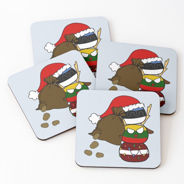 Item preview, merry christmas by Estonia, Lithuania and Latvia designed and sold by Countryballs Shop.