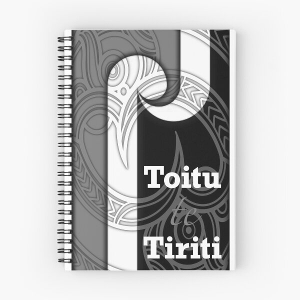 Item preview, Toitu te Tiriti greyscale designed and sold by TNT-STYLEZ.