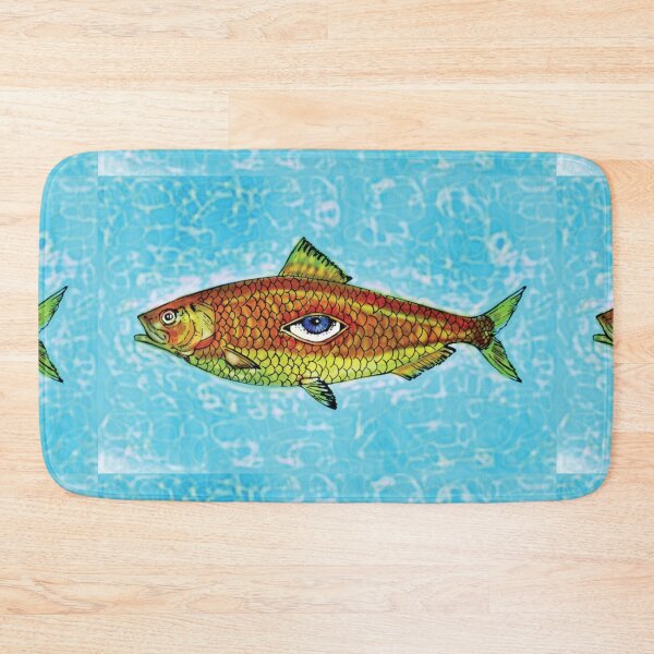 Item preview, Resd Fish-blue eye pattern designed and sold by StudioViArt.