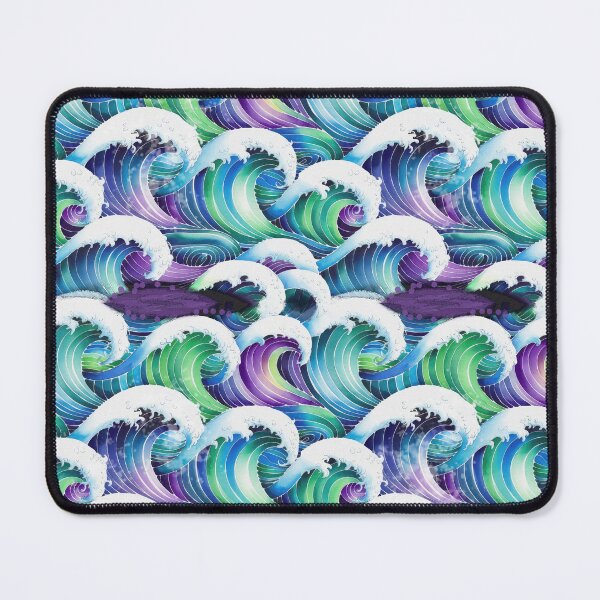 Item preview, Blue ocean wave Background pattern seamless tiles. Use for design. designed and sold by paratynka.