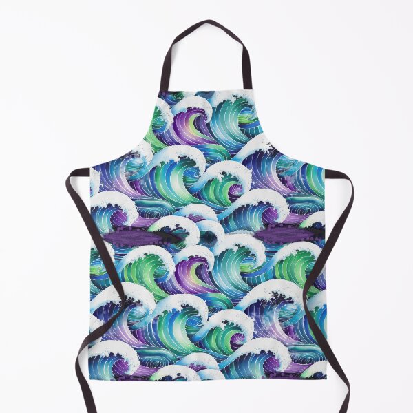 Item preview, Blue ocean wave Background pattern seamless tiles. Use for design. designed and sold by paratynka.
