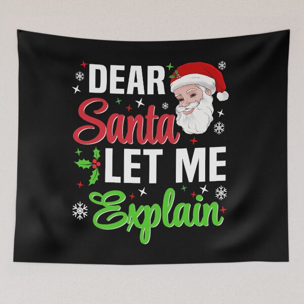 Item preview, Dear Santa Let Me Explain Family Christmas Pajamas Funny Xmas Holiday  designed and sold by HalloweenGift.