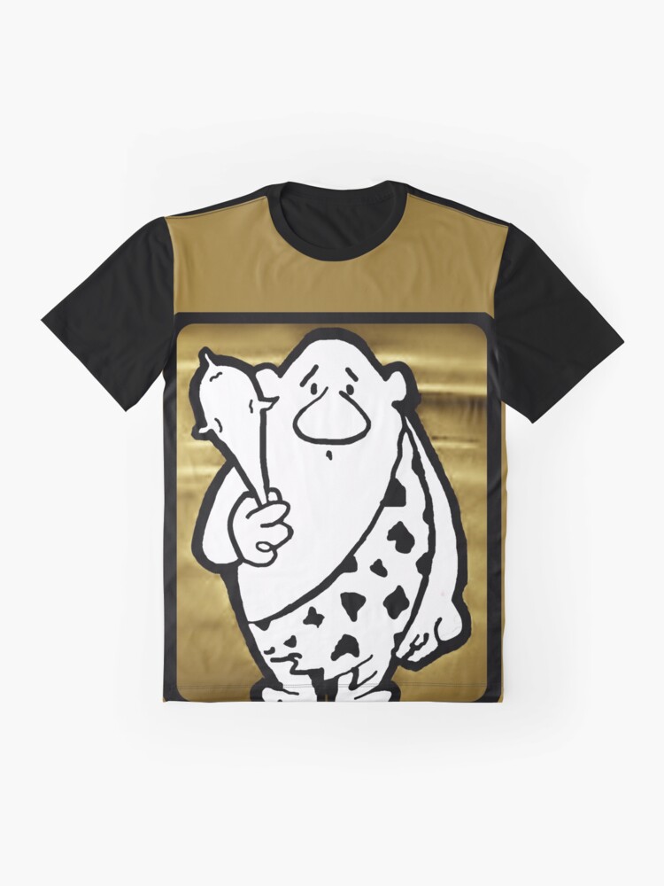 Alternate view of SCRATCH, The Original Caveman Graphic T-Shirt