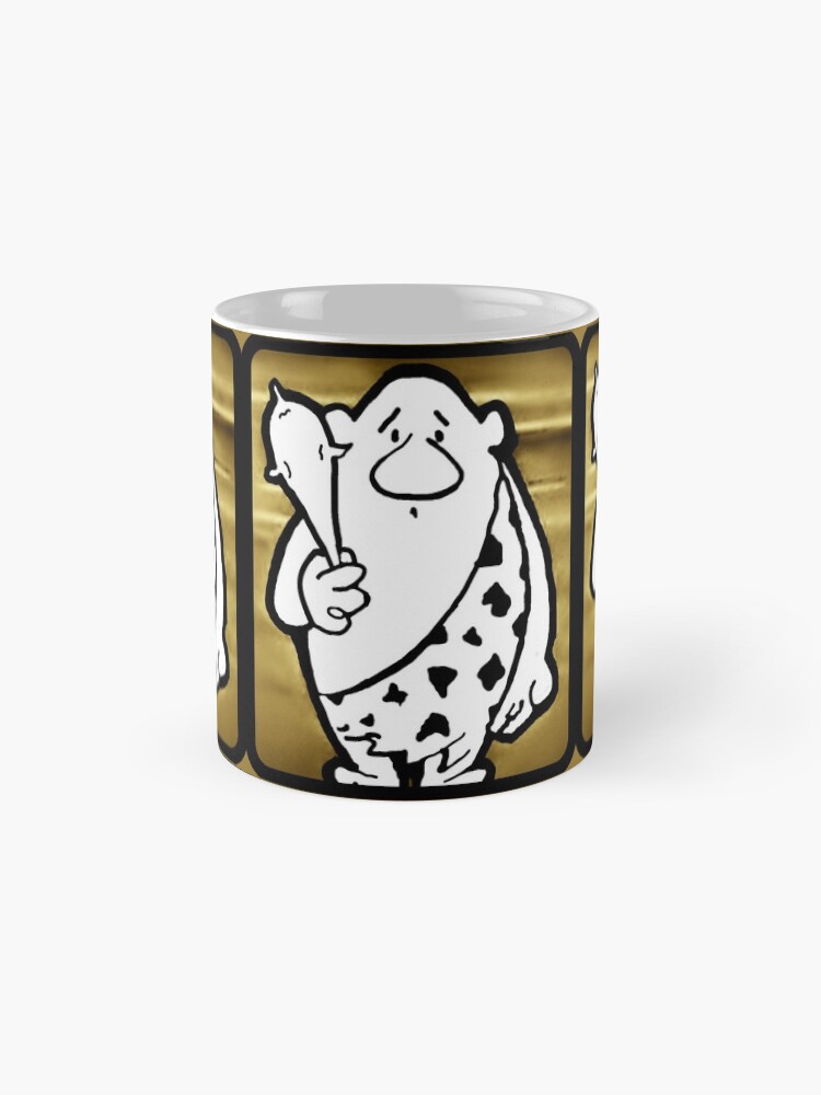 Alternate view of SCRATCH, The Original Caveman Mug