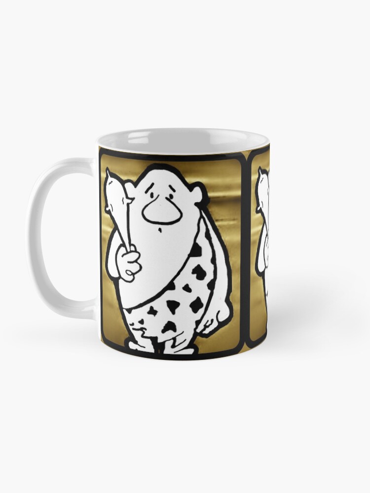 Alternate view of SCRATCH, The Original Caveman Mug