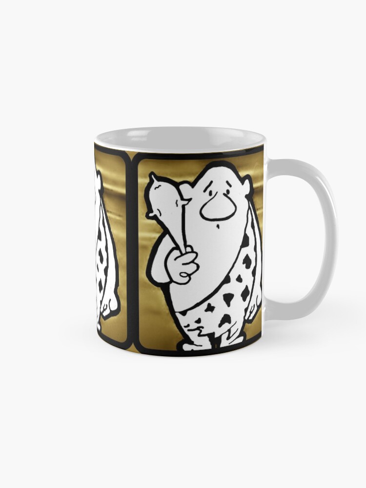 Alternate view of SCRATCH, The Original Caveman Mug