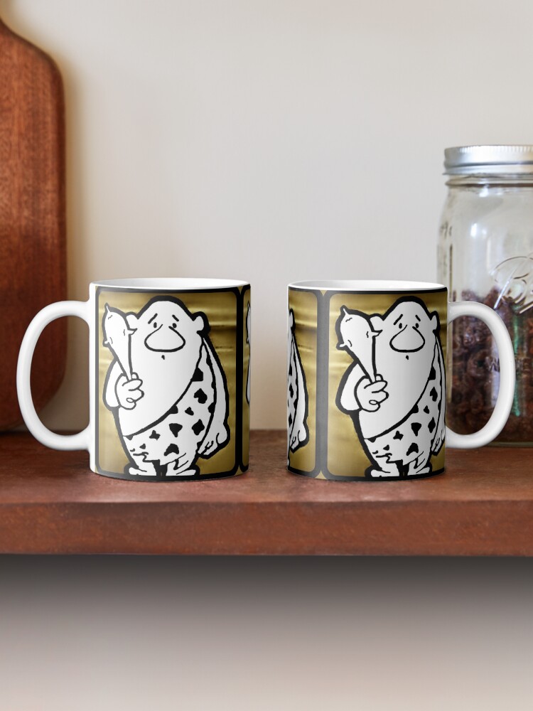 Alternate view of SCRATCH, The Original Caveman Mug