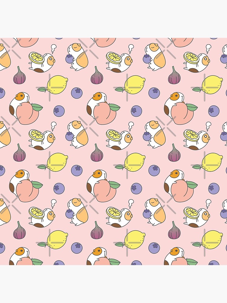 Guinea pigs with fruits pattern by Miri-Noristudio