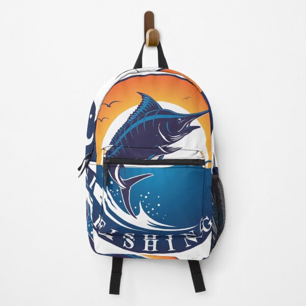 Vista previa del artículo con la obra «Pesca del Marlín Azul», diseñado y vendido por FusiTink.