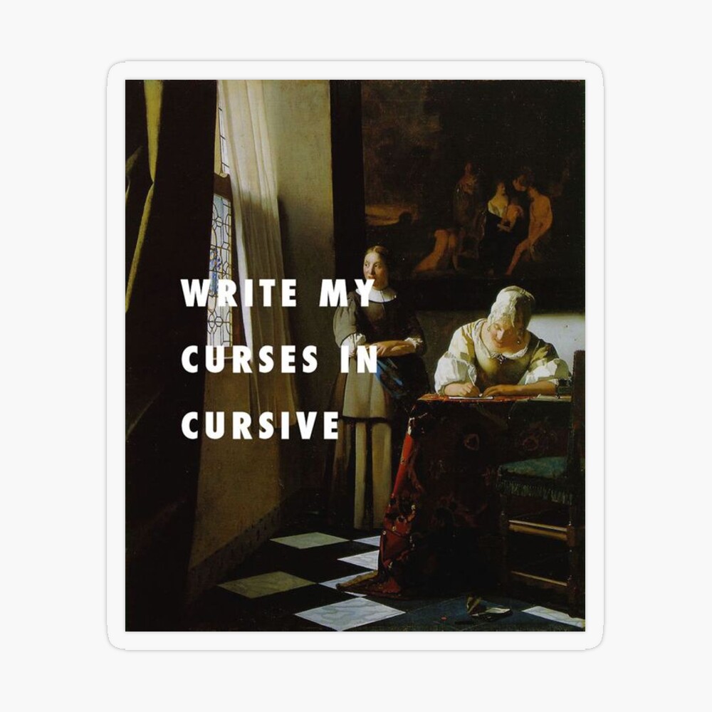 Cursing The Curse Of Cursive