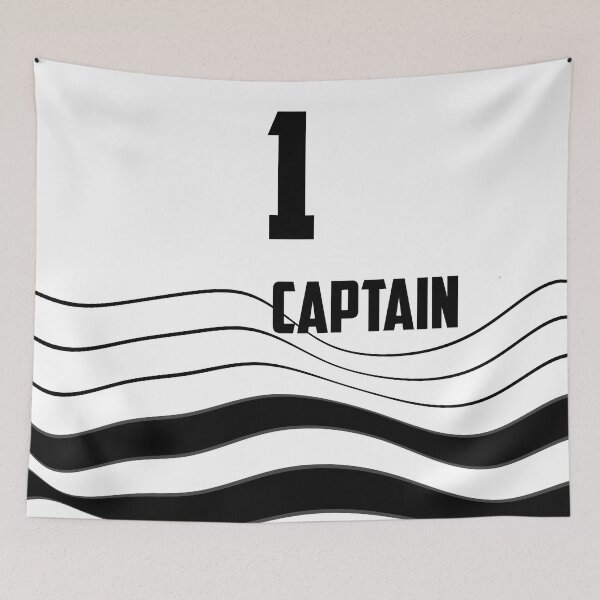 Item preview, Black and white captain designed and sold by AlbertoRuiZ.