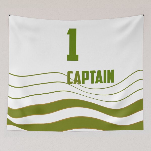 Item preview, green and white captain designed and sold by AlbertoRuiZ.