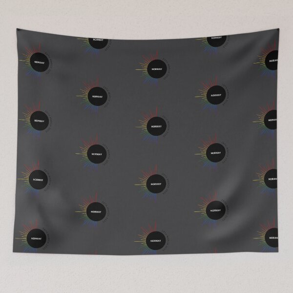 Item preview, 29th March 2025 Eclipse Norway, Classic pride flag graphic, sun and moon graphic, Partial Solar Eclipse, Astronomy,  designed and sold by PrideBeProud.