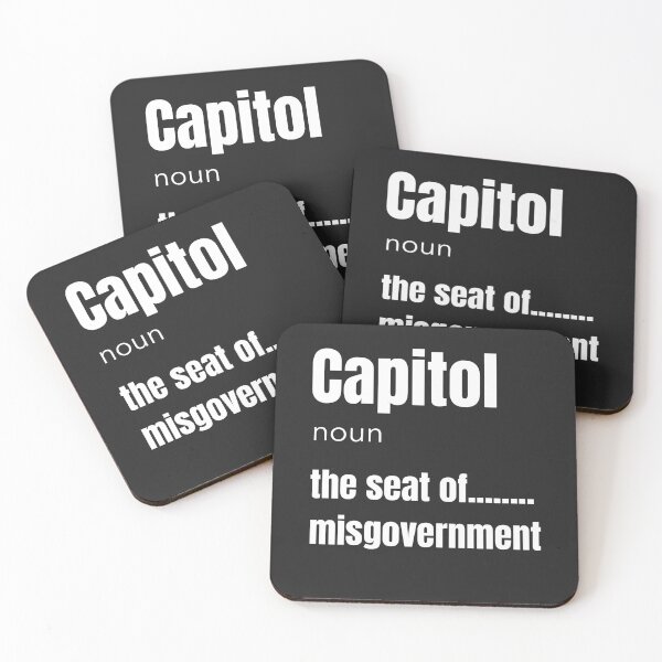 Item preview, Capitol: The Seat of Misgovernment - Sarcastic Definition Art designed and sold by OwlWorks.