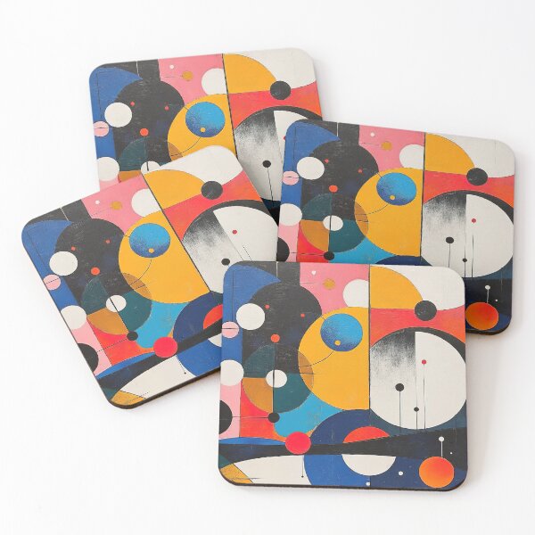 Item preview, Wassily Kandinsky Circles Composition designed and sold by maniacfitness.