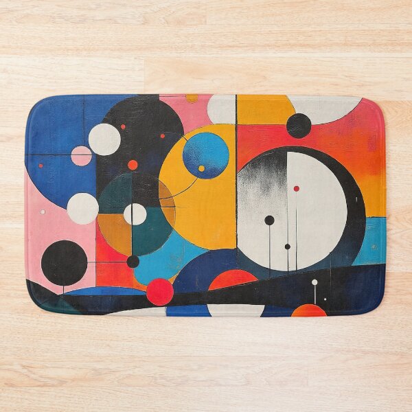 Item preview, Wassily Kandinsky Circles Composition designed and sold by maniacfitness.
