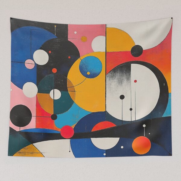 Item preview, Wassily Kandinsky Circles Composition designed and sold by maniacfitness.