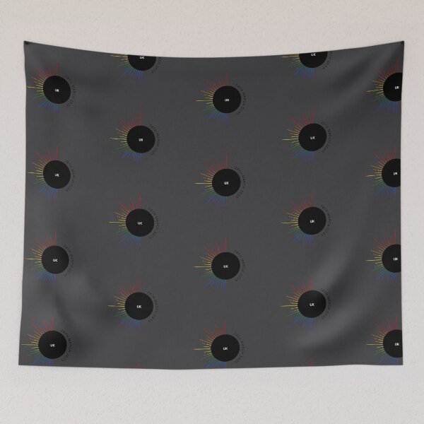 Item preview, 29th March 2025 Eclipse UK, Classic pride flag graphic, sun and moon graphic, Partial Solar Eclipse, Astronomy,  designed and sold by PrideBeProud.