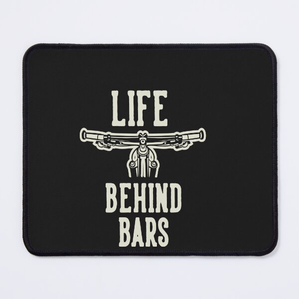 Item preview, Life Behind Bars - Funny Bike Handlebar Design designed and sold by Tujzui.