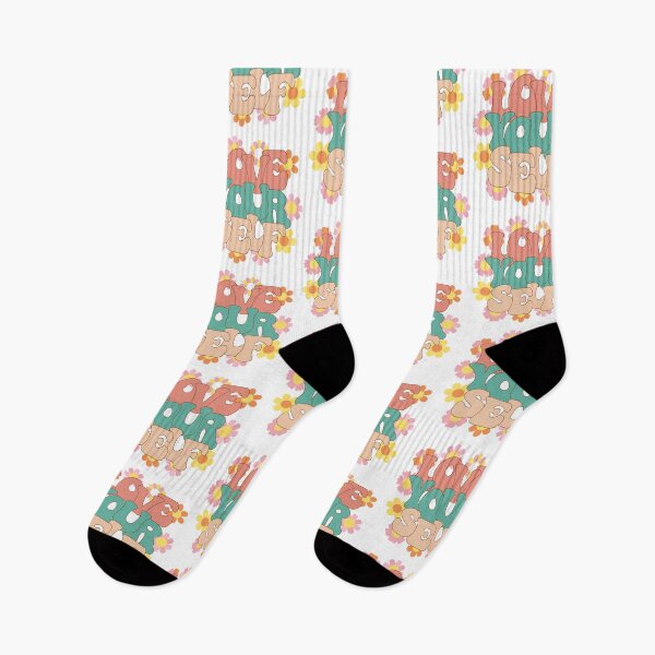 Item preview, love yourself retro flowers  designed and sold by Loveartse.