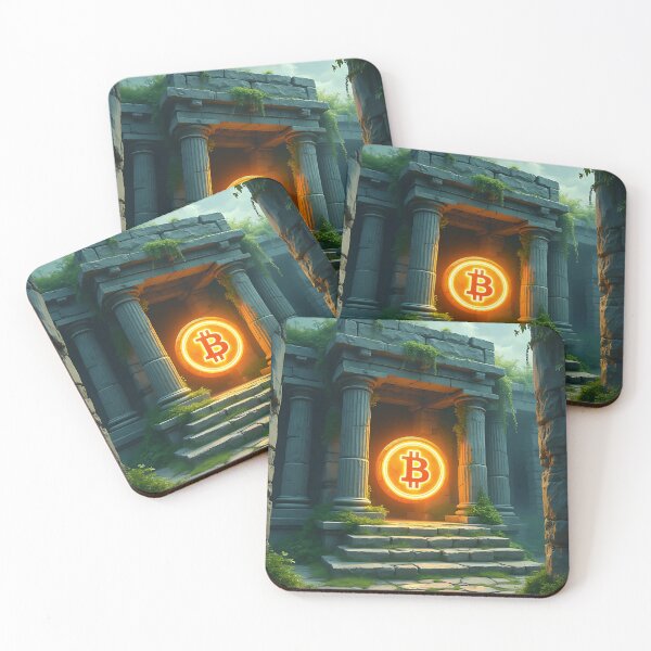 Item preview, Bitcoin Stained Glass Illuminating Digital Wealth designed and sold by RadDeck.
