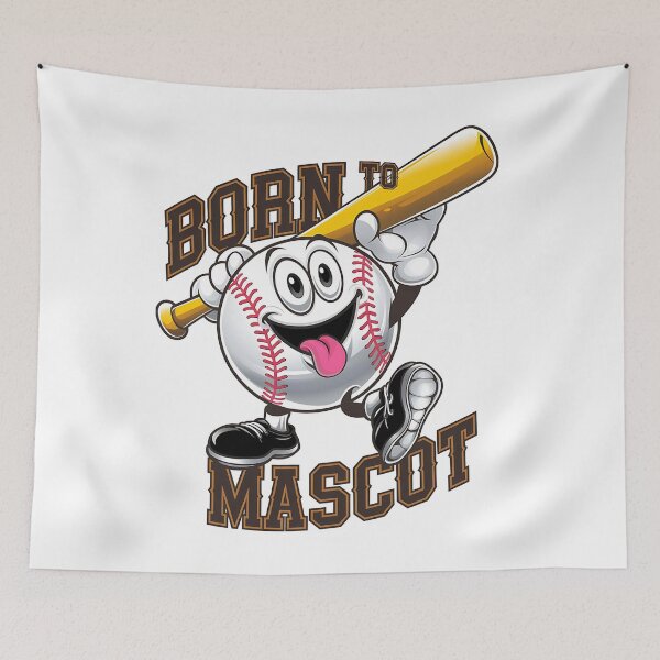Item preview, Born to mascot - Born to baseball mascot - In baseball we trust - The superior dreams designed and sold by JansenGS.