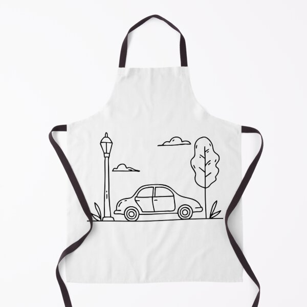 Item preview, A Car Parked on a Quiet Park Street Lamp designed and sold by rasagamastore.