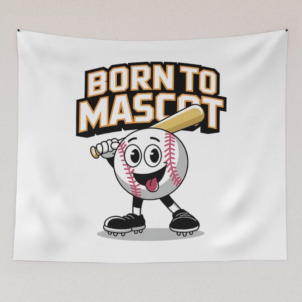 Item preview, Born to mascot - Born to baseball mascot - In baseball we trust - The superior dreams designed and sold by JansenGS.