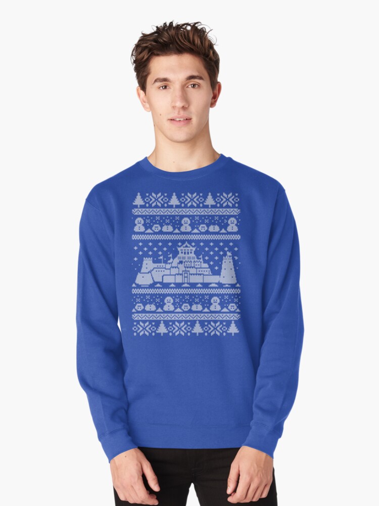 Thumbnail 1 of 5, Pullover Sweatshirt, Takeshi's Castle Festive Christmas Jumper designed and sold by Keshi-Heads.