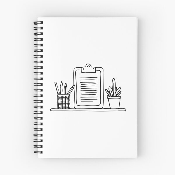 Item preview, A Clipboard on a Desk with Pencil Basket designed and sold by rasagamastore.