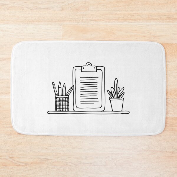 Item preview, A Clipboard on a Desk with Pencil Basket designed and sold by rasagamastore.