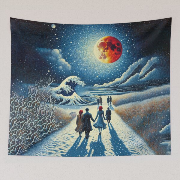 Item preview, Moonlit Winter Journey designed and sold by MarinaFila.