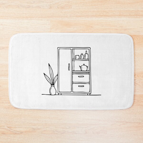 Item preview, A Cupboard in a Kitchen with a Plant designed and sold by rasagamastore.