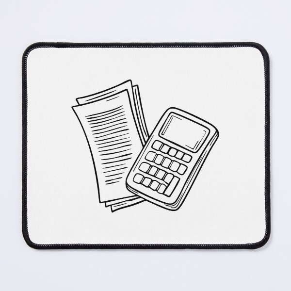 Item preview, A Calculator Beside Paper Bill on a Desk designed and sold by rasagamastore.