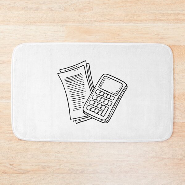 Item preview, A Calculator Beside Paper Bill on a Desk designed and sold by rasagamastore.