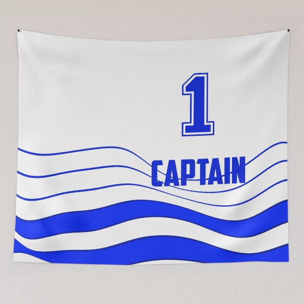 Item preview, blue and white captain designed and sold by AlbertoRuiZ.