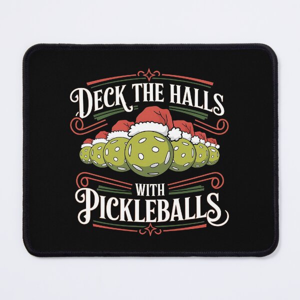 Item preview, Deck The Halls With Pickleballs Funny - This funny gift is for pickleball lovers who enjoy the holiday spirit and a good laugh! designed and sold by ZyziowskyArt.