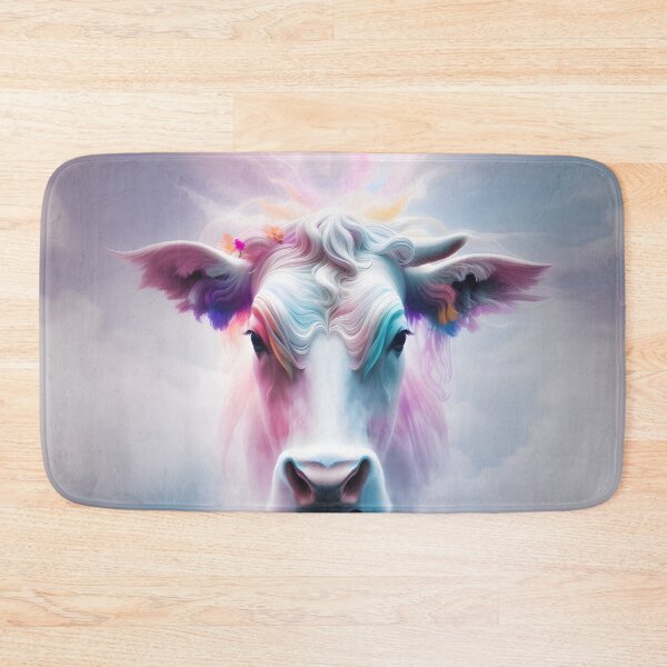 Item preview, Dreamy Rainbow Cow Art - Abstract Pastel Design by LaLi Designs designed and sold by LaLi-Designs.