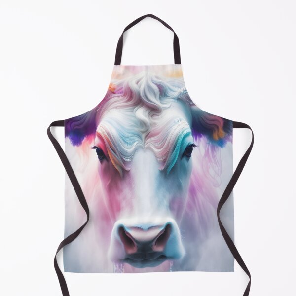 Item preview, Dreamy Rainbow Cow Art - Abstract Pastel Design by LaLi Designs designed and sold by LaLi-Designs.