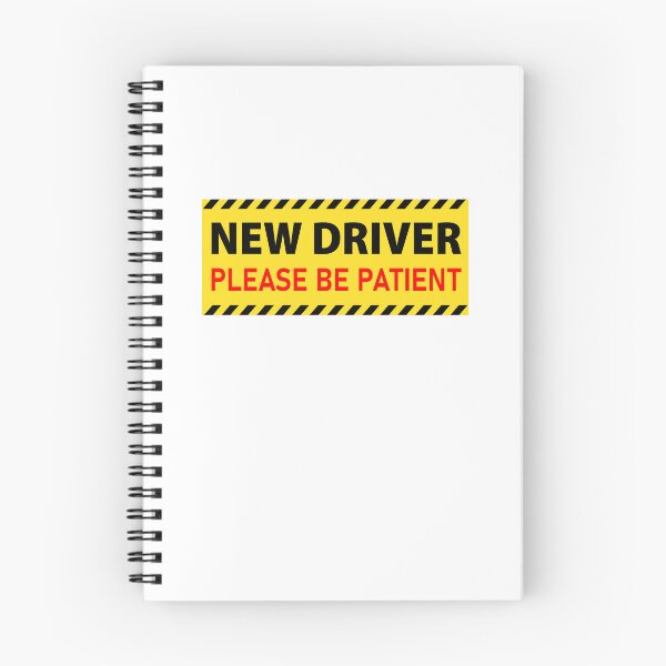 Item preview, New Driver Please Be Patient - Funny Sign For Car designed and sold by PixVib.
