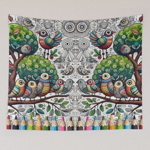 Item preview, Symphony of Birds designed and sold by OpraOpra.