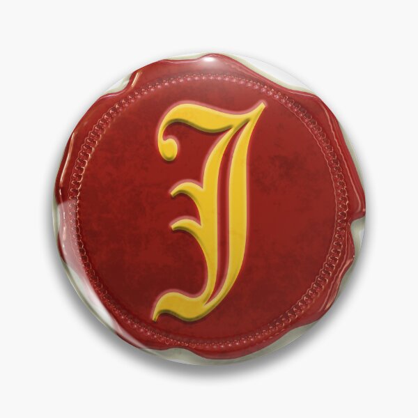 Item preview, Red seal with letter J designed and sold by leobrix.