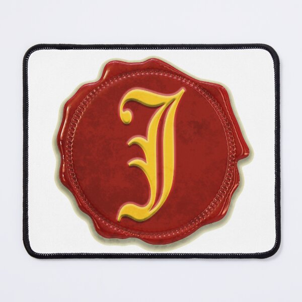 Item preview, Red seal with letter J designed and sold by leobrix.