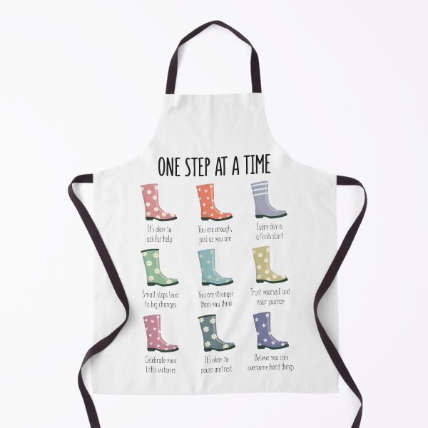 Item preview, One Step at a Time Daily Motivation Therapy Office Decor Gift Counselor Office Art Mental Health Poster Feelings Print CBT DBT ACT designed and sold by Therapy Tools For All.