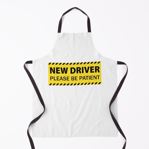 Item preview, New Driver Please Be Patient Funny Bumper designed and sold by PixVib.