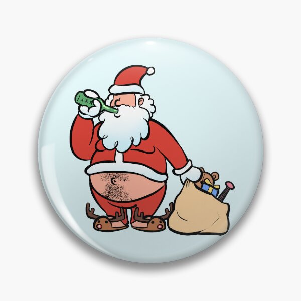 Item preview,  Sleezy Santa Claus Drinking a Beer designed and sold by SilentWill94.