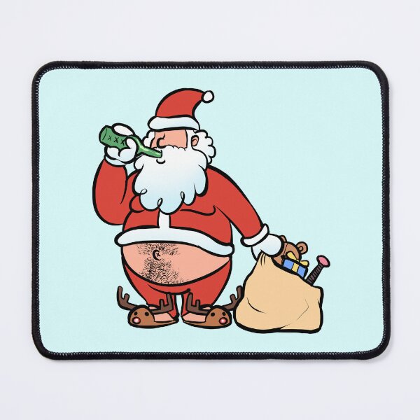 Item preview, Sleezy Santa Claus Drinking a Beer designed and sold by SilentWill94.