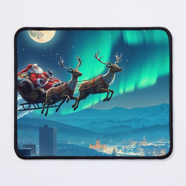Item preview, Reindeer pulling Santa's sleigh designed and sold by inkadventure.