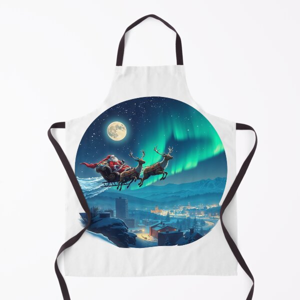 Item preview, Reindeer pulling Santa's sleigh designed and sold by inkadventure.